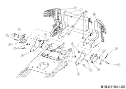 Cub Cadet Ersatzteile Gartentraktoren XT3 QS127 14AFA5TQ603 (2023) Stoßstange