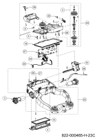 Cub Cadet Ersatzteile Mähroboter XR5 1000 22AKFEFA603 (2024) Hinterwagen