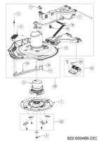 Cub Cadet Ersatzteile Mähroboter XR5 1000 22AKFEFA603 (2024) Mähwerk, Schneidmesser