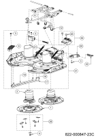 Cub Cadet Ersatzteile Mähroboter XR5 3000 22AKJEFA603 (2024) Mähwerk, Schneidmesser
