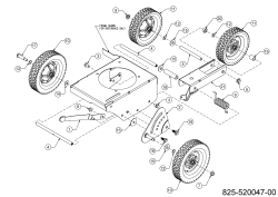Cub Cadet Ersatzteile Kantenschneider LC2 BP6 25A-550G603  (2019) Räder