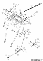 Ersatzteile MTD Schneefräse SMART ME 61 Typ: 31CW6BF2678  (2022) Armaturenbrett 