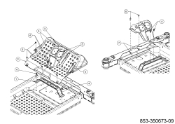 Cub Cadet Ersatzteile Zero Turn XZ2 127 17BICBYQ603  (2021) Lenksäulenhalter, Trittbrett