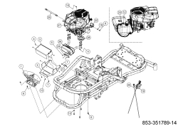 Cub Cadet Ersatzteile Zero Turn XZ5 L107 17AAEACS603 (2021) Choke- und Gaszug, Motorzubehör bis 27.10.2020