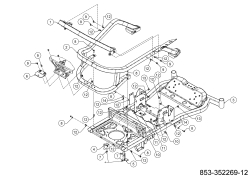 Cub Cadet Ersatzteile Zero Turn ZT2 50 ULTIMA 17RIEAC2010 (2022) Rahmen