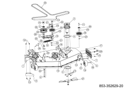 Cub Cadet Ersatzteile Zero Turn XZ8 S122 ULTIMA 47AICAB6603 (2024) Mähwerk