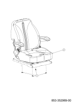 Cub Cadet Ersatzteile Zero Turn XZ7 L122 ULTIMA 47AIAAA6603 (2021) Sitz