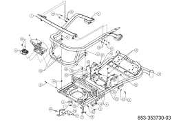Cub Cadet Ersatzteile Zero Turn XZ5 L127 17AIEACL603 (2021) Rahmen
