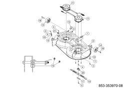 Cub Cadet Ersatzteile Zero Turn XZ5 EL107 34BBA2CS603 (2023) Mähwerk