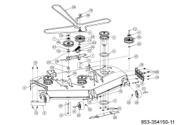 Cub Cadet Ersatzteile Zero Turn XZ7 L152I ULTIMA 47ATAHA8603 (2024) Mähwerk