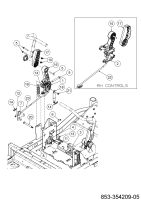 Cub Cadet Ersatzteile Zero Turn XZ5 L107 17BAEACS603 (2024) Lenkung
