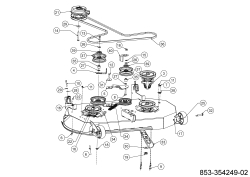 Cub Cadet Ersatzteile Zero Turn XZ6 S107 17AAGBYE603 (2022) Mähwerk