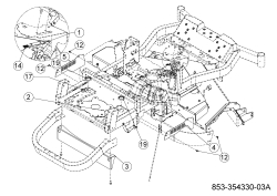 Cub Cadet Ersatzteile Zero Turn XZ7 L152I ULTIMA 47ATAHA8603 (2021) Verkleidungen Mähdeck