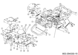 Cub Cadet Ersatzteile Zero Turn XZ7 L152I ULTIMA 47ATAHA8603 (2024) Verkleidungen Mähdeck