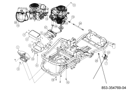 Cub Cadet Ersatzteile Zero Turn XZ6 S127 17AIGGY2603 (2022) Choke- und Gaszug, Motorzubehör