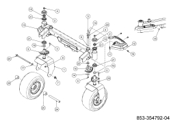 Cub Cadet Ersatzteile Zero Turn XZ6 S127 17AIGGY2603 (2024) Vorderachse