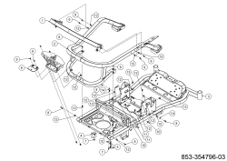 Cub Cadet Ersatzteile Zero Turn XZ5 L137 17AIEAC3603 (2023) Rahmen