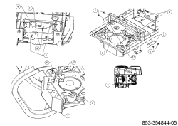 Cub Cadet Ersatzteile Zero Turn XZ6 S127 17AIGGY2603 (2022) Halteplatten Rahmen