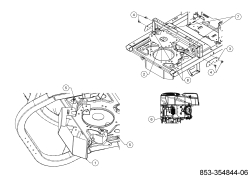 Cub Cadet Ersatzteile Zero Turn XZ6 S127 17AIGGY2603 (2023) Halteplatten Rahmen