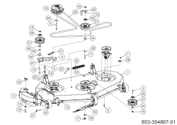 Cub Cadet Ersatzteile Zero Turn XZ6 S127 17AIGGY2603 (2023) Mähwerk