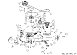 Cub Cadet Ersatzteile Zero Turn XZ6 S107 17AAGBYE603 (2023) Mähwerk