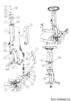 Cub Cadet Ersatzteile Zero Turn XZ8 S137I ULTIMA 47ATCAB7603 (2023) Lenkung