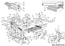 Cub Cadet Ersatzteile Zero Turn XZ8 S122 ULTIMA 47AICAB6603 (2023) Mähwerksaushebung