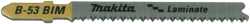 Makita Zubehör Stichsägeblatt B-53 bi Laminat