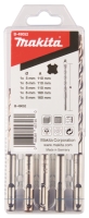 Makita Zubehör SDS-PLUS Bohrer-Set 5-tlg.V-PLUS