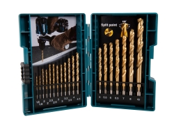 Makita Zubehör Bohrer-Set 19-tlg. HSS-TiN 