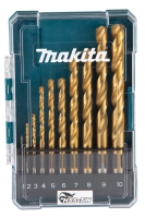 Makita Zubehör Bohrer-Set 10-tlg. HSS-TiN 