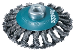 Makita Zubehör Kegelbürste 115mm gezopft 
