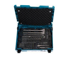 Makita Zubehör SDS-PLUS Bohrer-Meißel-Set 17-tlg. im MAKPAC