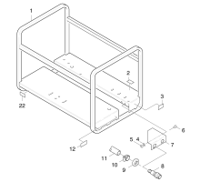 KÄRCHER Professional Ersatzteile Hochdruckreiniger Heisswasser HDS 1200 BE 1.812-112.0 Rahmen