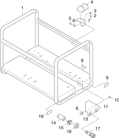 KÄRCHER Professional Ersatzteile Hochdruckreiniger Heisswasser HDS 1000 DE 1.811-882.0 Rahmen