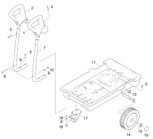 KÄRCHER Professional Ersatzteile Hochdruckreiniger Heisswasser HDS 555 CI      EU 1.852-401.0 Rahmen