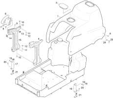 KÄRCHER Professional Ersatzteile Hochdruckreiniger Heisswasser HDS 2000 SUPER EU 1.071-261.0 Haube