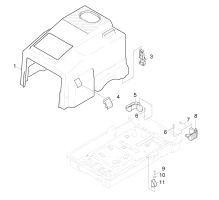 KÄRCHER Professional Ersatzteile Hochdruckreiniger Heisswasser HDS 450 CI-MS EU 1.289-109.0 Haube