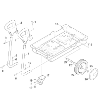KÄRCHER Professional Ersatzteile Hochdruckreiniger Heisswasser FT 500 TS       EU 1.890-414.0 Rahmen