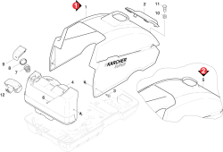 KÄRCHER Professional Ersatzteile Hochdruckreiniger Heisswasser HDS Super SX EU-II 1.025-362.0 Haube