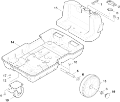 KÄRCHER Professional Ersatzteile Hochdruckreiniger Heisswasser HDS Super MX ECOEU-II 1.025-365.0 Grundrahmen