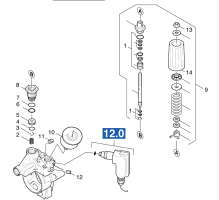 KÄRCHER Professional Ersatzteile Hochdruckreiniger Heisswasser HDS 1000 BE 1.811-832.0 Ueberstroemer
