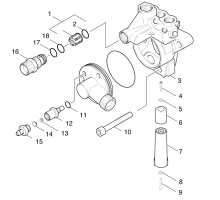 KÄRCHER Professional Ersatzteile Hochdruckreiniger Heisswasser HDS 1000 BE 1.811-832.0 Ventil Chemie