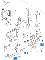 KÄRCHER Professional Ersatzteile Hochdruckreiniger Heisswasser HDS 3000 ST    EU 1.991-115.0 Saugseite