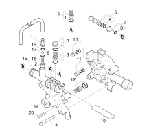 KÄRCHER Professional Ersatzteile Hochdruckreiniger Heisswasser HDS 501 C -MS EU 1.272-109.0 Zylinderkopf