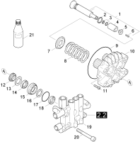 KÄRCHER Professional Ersatzteile Hochdruckreiniger Heisswasser FT 1000 TS      EU 1.027-311.0 Kolben