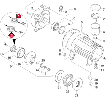 KÄRCHER Professional Ersatzteile Hochdruckreiniger Heisswasser POWER AMERICA 1540 1.027-882.0 Motor