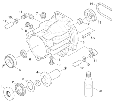 KÄRCHER Professional Ersatzteile Hochdruckreiniger Heisswasser HDS 1000 BE 1.811-832.0 Antrieb