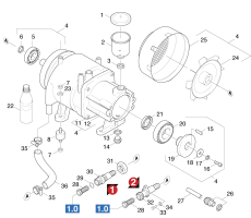 KÄRCHER Professional Ersatzteile Hochdruckreiniger Heisswasser HDS 1290 ST 1.699-901.0 Motor