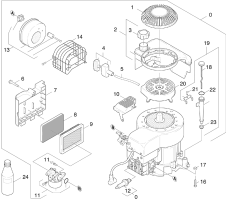 KÄRCHER Professional Ersatzteile Hochdruckreiniger Heisswasser HDS 700 B 1.077-112.0 Motor